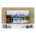 Painel com Suporte TV 65" e Prateleira Amsterdã Up Multimóveis Rustic/Branco