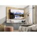Painel com Suporte TV 65" e Prateleira Amsterdã Up Multimóveis Rustic/Branco