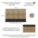 Painel com Suporte TV 65" e Prateleira Amsterdã Up Multimóveis Rustic/Preto