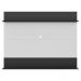 Painel com Suporte TV 65" e Prateleiras Amsterdã Classic Multimóveis Branco/Preto