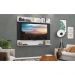 Painel com Suporte TV 65" e Prateleiras Amsterdã Classic Multimóveis Preto/Branco