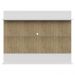 Painel com Suporte TV 65" e Prateleiras Amsterdã Classic Multimóveis Rustic/Branco