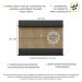 Painel com Suporte TV 65" e Prateleiras Amsterdã Classic Multimóveis Rustic/Preto