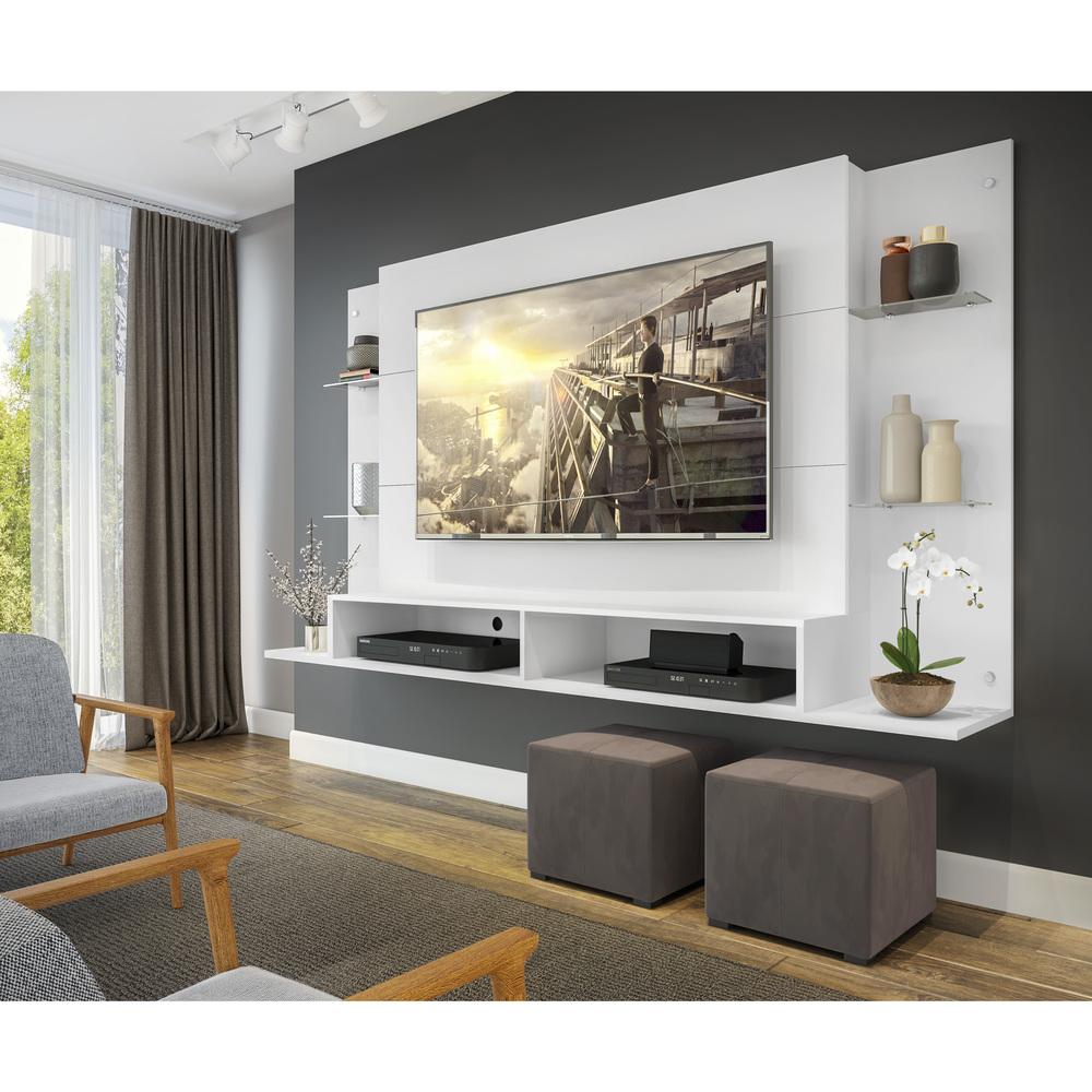 Painel com Suporte para TV até 60" Multimóveis Nairóbi FG3071 Branco