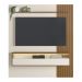 Painel com Suporte para TV até 65 Polegadas 1 Porta Multimóveis CR45316 Cinamomo/Off White