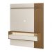 Painel com Suporte para TV até 65 Polegadas 1 Porta Multimóveis CR45316 Cinamomo/Off White