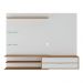 Painel com Suporte para TV até 65 Polegadas 1 Porta e Prateleiras Multimóveis MP1073 Branco/Rustic