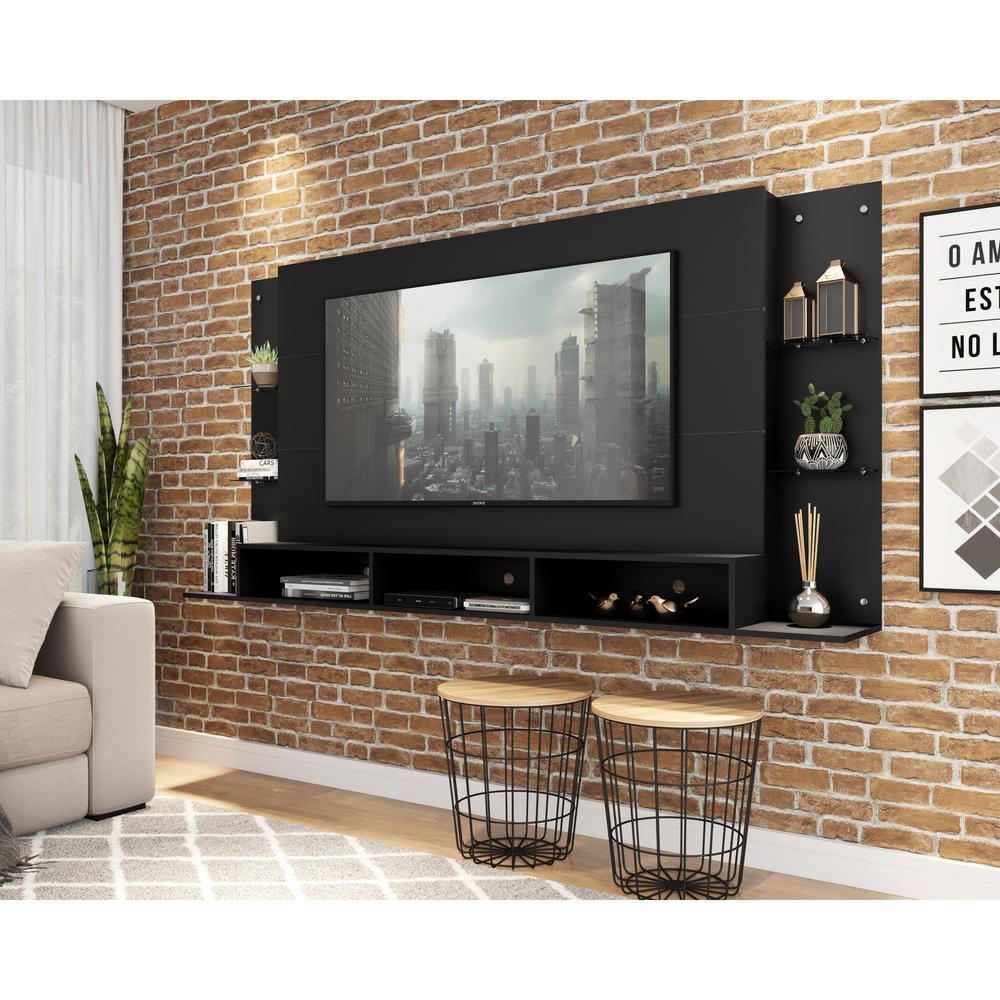 Painel com Suporte para TV até 65" Multimóveis Nairóbi Plus FG3356 Preto