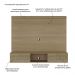 Painel com Suporte para TV até 72 Polegadas 2 Portas Multimóveis CR45319 Carvalho