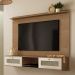 Painel com Suporte para TV até 72 Polegadas 2 Portas Multimóveis CR45319 Cinamomo/Off White