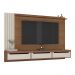 Painel com Suporte para TV até 75 Polegadas 3 Gavetas Multimóveis CR45317 Cinamomo/Off White