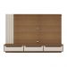 Painel com Suporte para TV até 75 Polegadas 3 Gavetas Multimóveis CR45317 Cinamomo/Off White