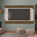 Painel com Suporte para TV até 86 Polegadas 220cm Multimóveis CR45315 Pinho/Off White