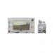 Painel para TV 60 Polegadas com Prateleiras Vidro e Aparador 2 Portas Multimóveis MP1099 Branco