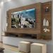 Painel para TV até 60" Multimóveis Nairóbi FG2739 Madeirado