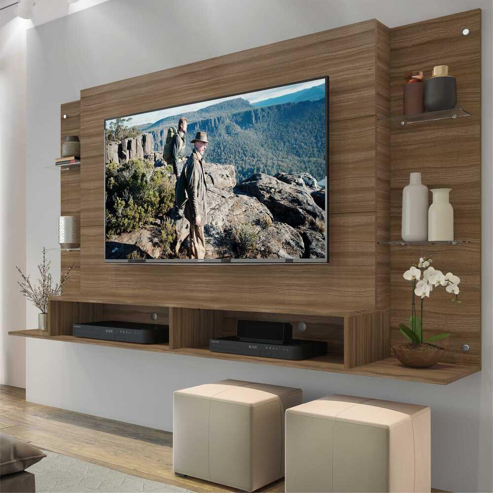 Painel para TV até 60" Multimóveis Nairóbi FG2739 Madeirado