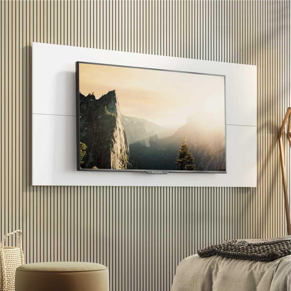 Painel para TV até 65" Multimóveis Amsterdã FG3309 Branco
