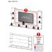 Painel para TV até 65" Multimóveis Nairóbi Plus FG3113 Preto