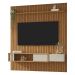 Painel para TV até 75 Polegadas Ripado com 1 Gaveta e Nicho Multimóveis CR45288 Naturalle/Off White
