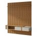Painel para TV até 75 Polegadas Ripado com 1 Gaveta e Nicho Multimóveis CR45288 Naturalle/Off White
