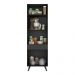 Paneleiro 2 Portas 62cm Veneza Multimóveis V3739 Preto