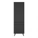Paneleiro 2 Portas 62cm Veneza Multimóveis V3739 Preto