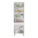 Paneleiro 2 Portas 62cm Veneza Multimóveis V3746 Branco/Dourado