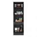 Paneleiro 2 Portas 62cm com Rodapé Veneza Multimóveis V2119 Preto