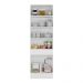 Paneleiro 2 Portas 62cm com Rodapé Veneza Multimóveis V2121 Branco/Dourado