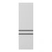 Paneleiro 2 Portas 62cm com Rodapé Veneza Multimóveis V2121 Branco/Preto