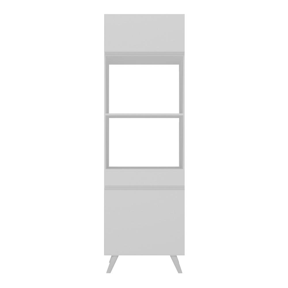 Paneleiro 2 Portas 63cm para Forno e Microondas Veneza Multimóveis V3679 Branco