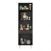 Paneleiro 2 Portas Veneza Multimóveis MP3739.898 Preto/Branco
