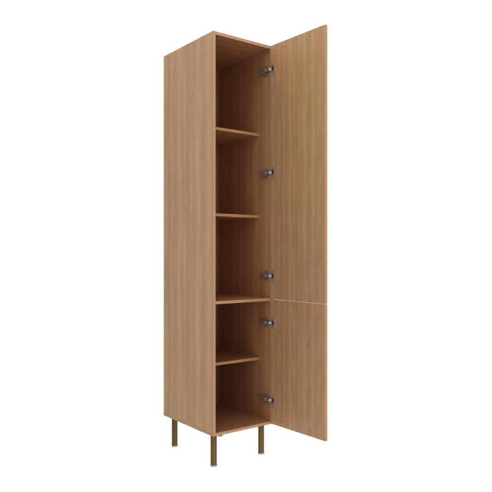 Paneleiro Armário de Cozinha com 2 Portas 40cm Multimóveis CR20413 Freijó