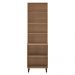 Paneleiro Cristaleira 65cm com Vidros e 4 Portas Havana Multimóveis CR20312 Rovere/Grafite