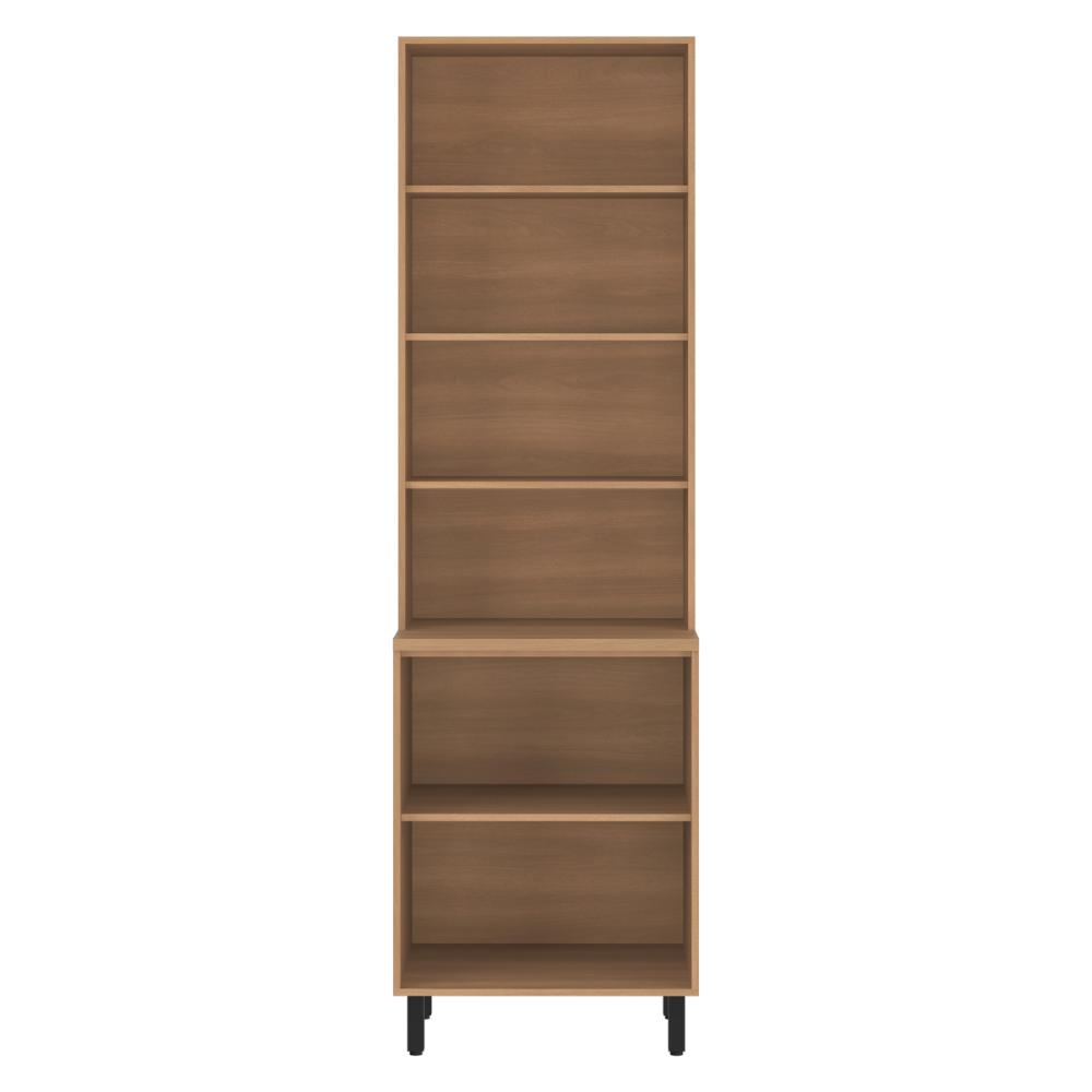 Paneleiro Cristaleira 65cm com Vidros e 4 Portas Havana Multimóveis CR20312 Rovere/Grafite