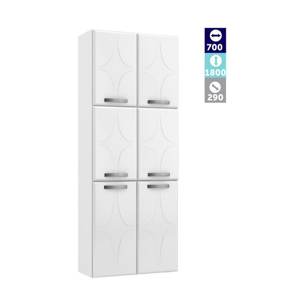 Paneleiro Duplo de Aço 70cm Amanda Multimóveis CR6063 Branco