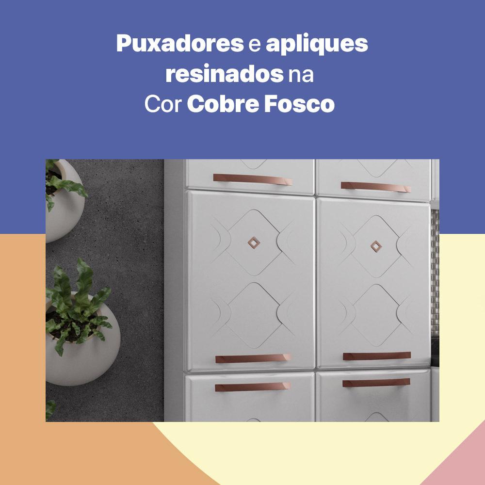 Paneleiro Duplo de Aço 80cm Regina Multimóveis CR6131 Branco