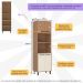 Paneleiro Torre Quente 65cm para Forno e Micro-ondas 4 Portas Havana Multimóveis CR20311 Rovere/Champanhe