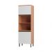 Paneleiro Torre Quente para Forno/Micro-ondas com 3 Portas Multimóveis CR20401 Freijó/Branco