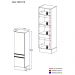 Paneleiro com Rodapé 2 Portas Veneza GW Multimóveis MP2119 Branco