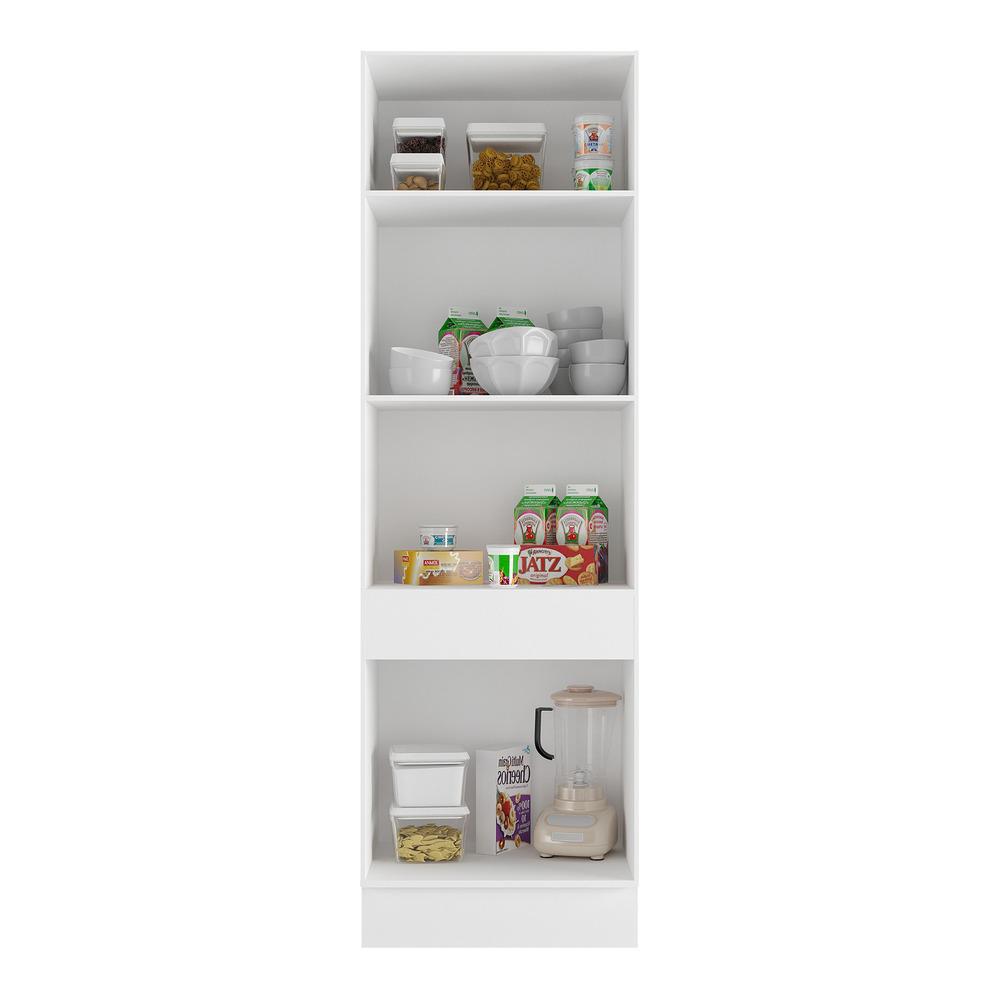Paneleiro com Rodapé 2 Portas Veneza GW Multimóveis MP2119 Branco