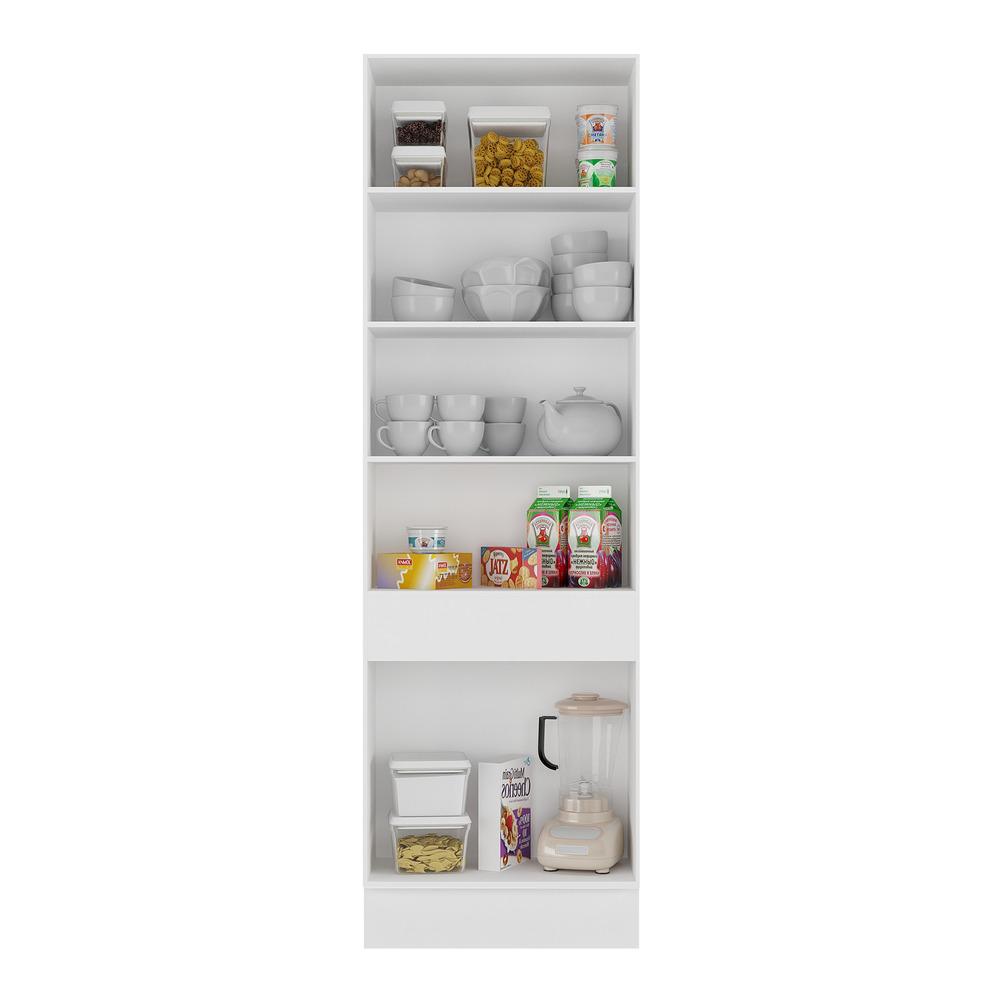 Paneleiro com Rodapé 2 Portas Veneza GW Multimóveis MP2121 Branco