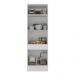 Paneleiro com Rodapé 2 Portas Veneza Multimóveis MP2119.964 Branco/Preto