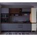 Paneleiro de Cozinha com 2 Portas 40cm Multimóveis CR20400 Freijó/Branco