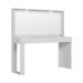 Penteadeira Camarim com Espelho e Luzes LED 135,5cm Multimóveis CR35268 Branco