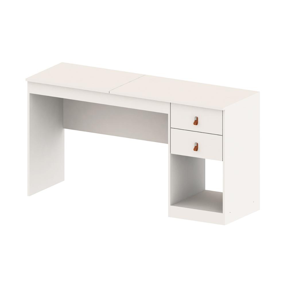 Penteadeira com 1 Porta com Espelho e 2 Gavetas 140cm Multimóveis CR35266 Branco