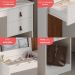 Penteadeira com 1 Porta com Espelho e 2 Gavetas 140cm Multimóveis CR35266 Branco