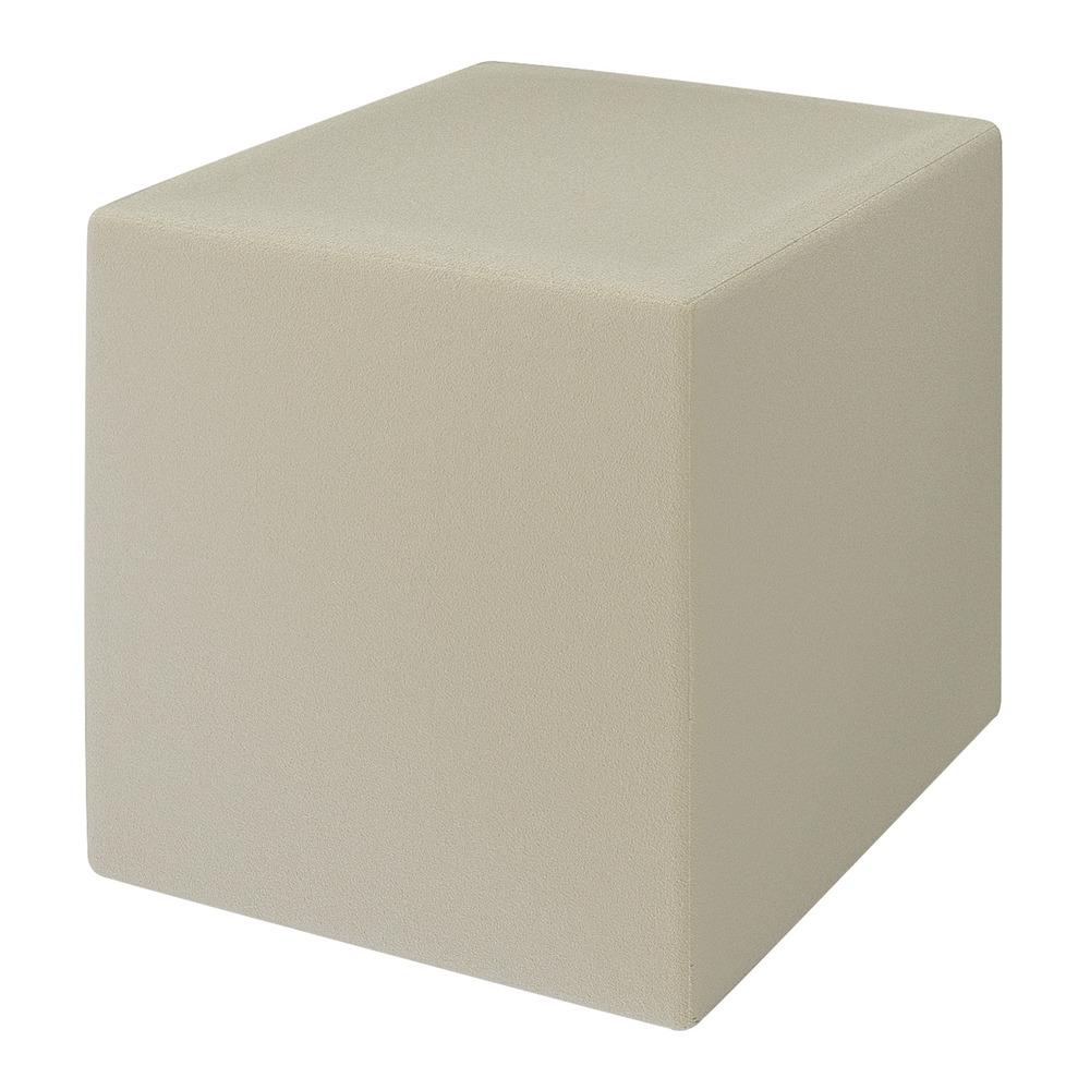 Puff Quadrado 33x41x33cm Multimóveis EX5000 Bege
