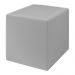 Puff Quadrado 33x41x33cm Multimóveis EX5000 Cinza