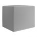 Puff Quadrado 33x41x33cm Multimóveis EX5000 Cinza